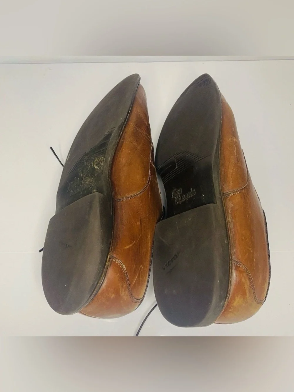 Allen Edmonds Stockbridge 1628 Brown Leather Ox Shoes Sz 11 D Made in USA